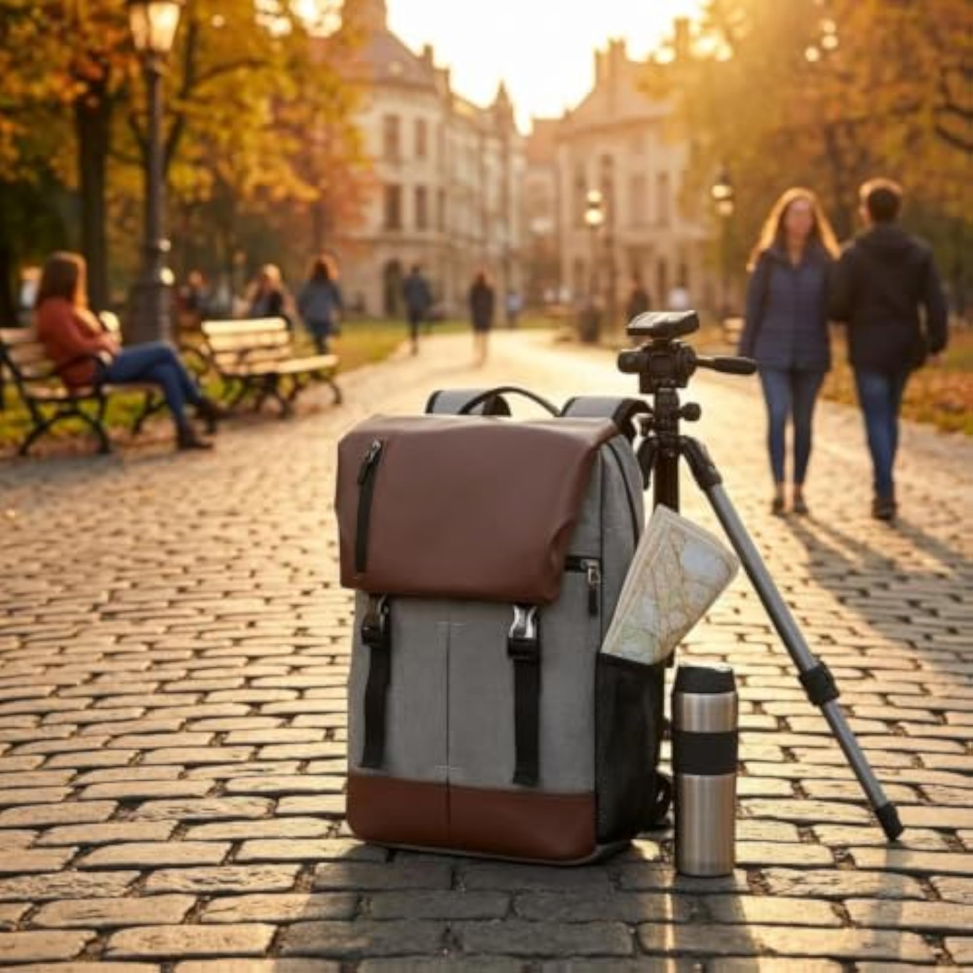 Multi-Functional DSLR Camera Backpack